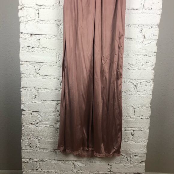 Vintage Maidenform Dreamwear Mauve Slip Dress & Satin Robe Set - Picture 15 of 15